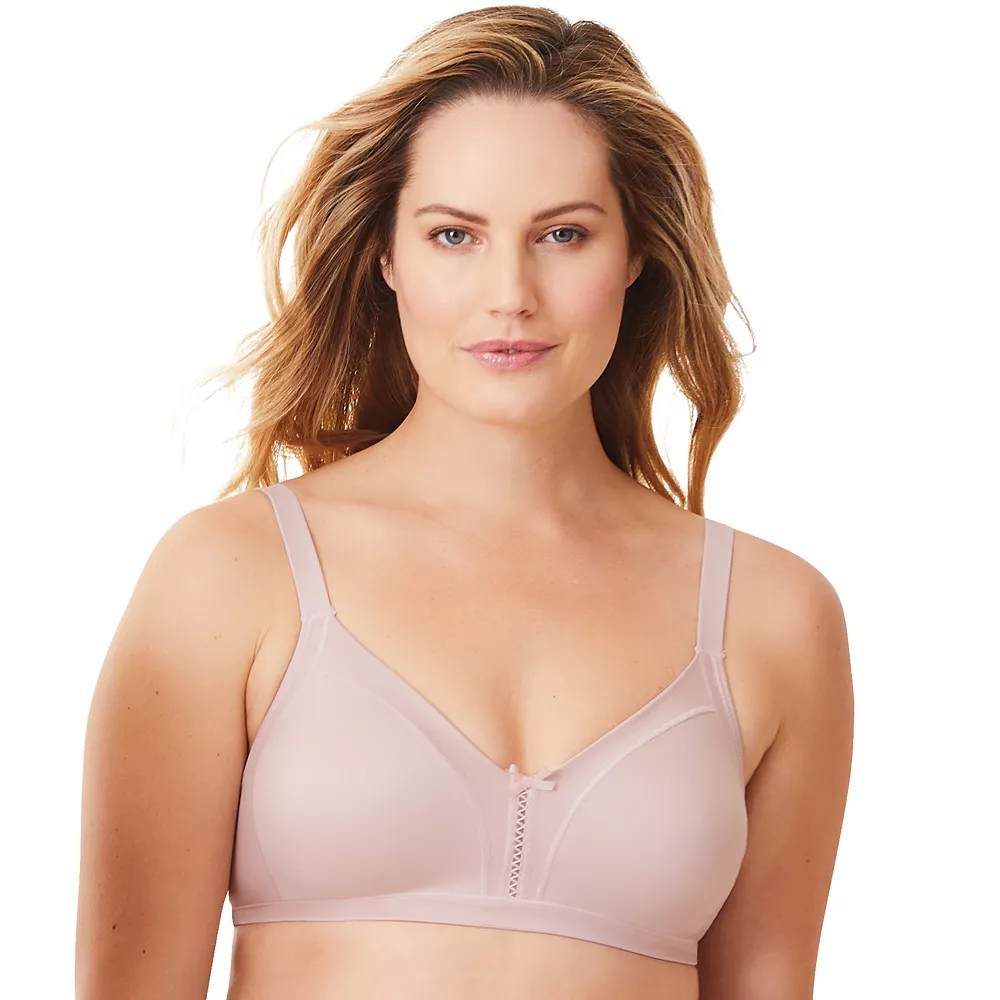 Women's Full Figure Bali® Double Support Smoothing Wireless Bra DF0044 - Image 3