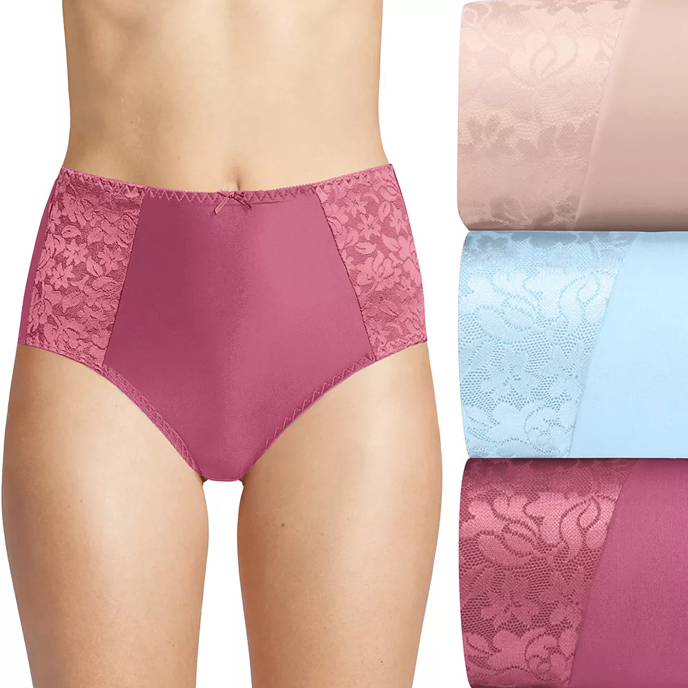 Women's BaliĀ® 3-pack Double Support Hi-Cut Panty Set DFDBH3 - Image 5