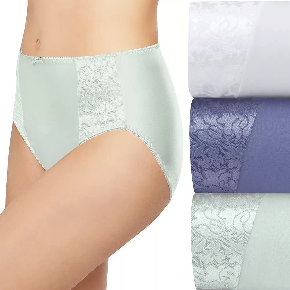 Women's BaliĀ® 3-pack Double Support Hi-Cut Panty Set DFDBH3 - Image 7