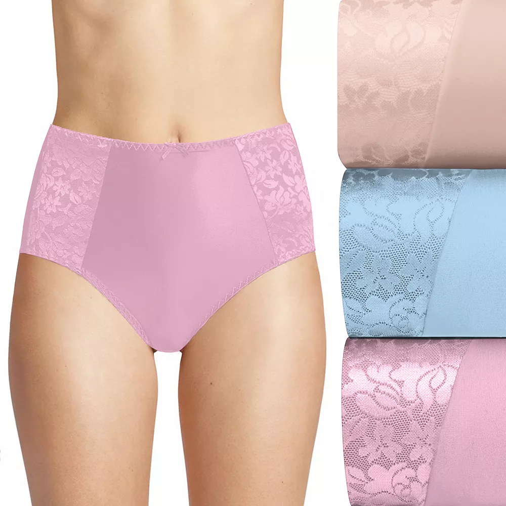 Women's BaliĀ® 3-pack Double Support Hi-Cut Panty Set DFDBH3 - Image 6