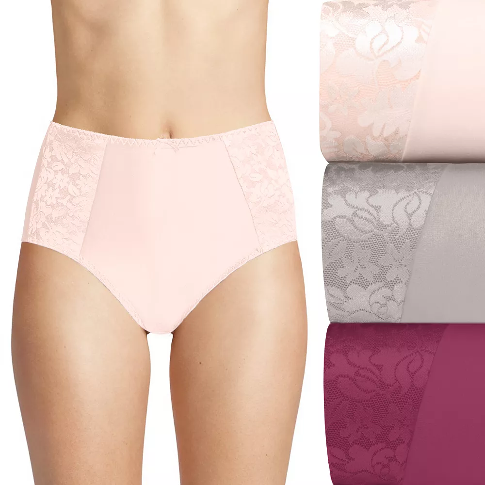 Women's BaliĀ® 3-pack Double Support Hi-Cut Panty Set DFDBH3 - Image 13