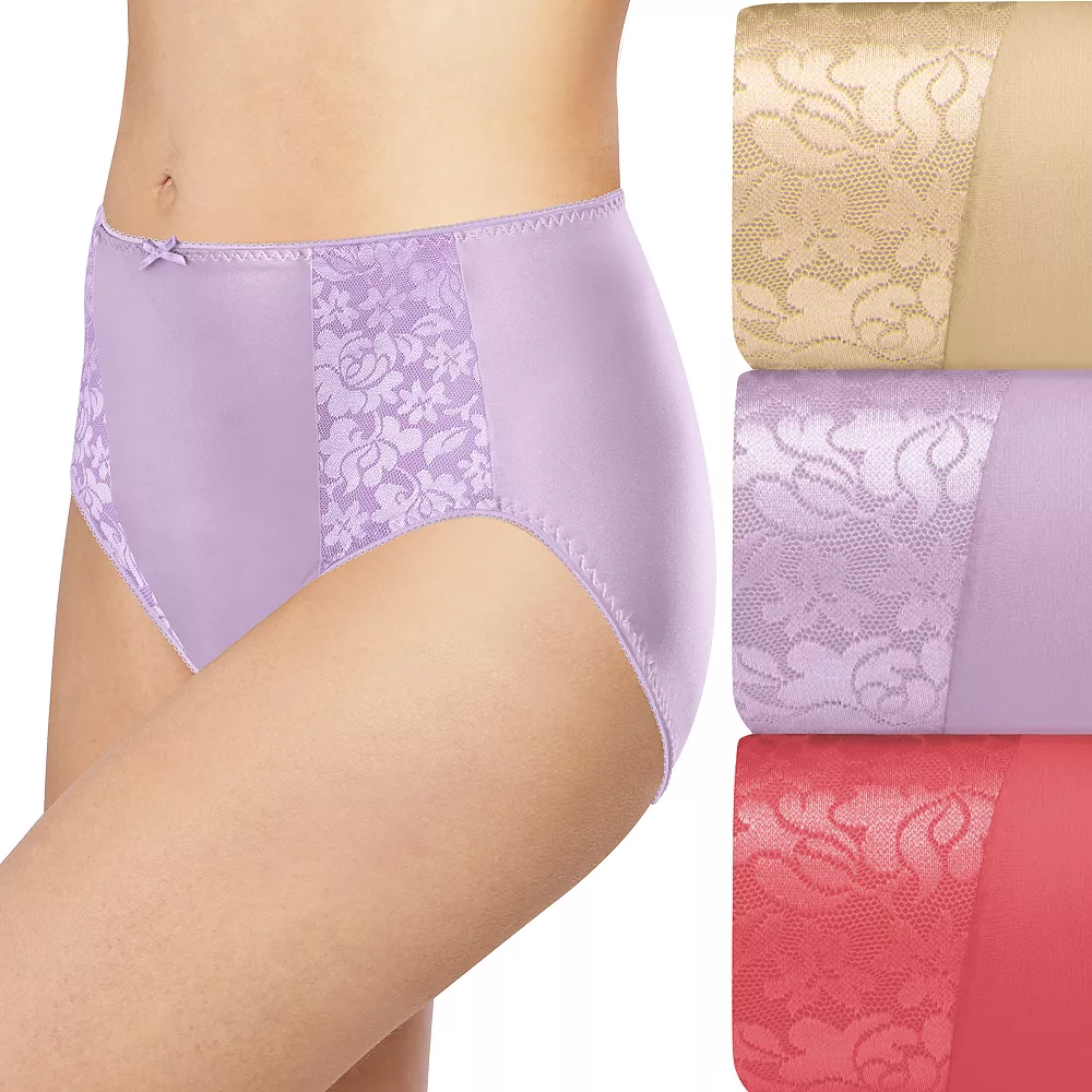 Women's BaliĀ® 3-pack Double Support Hi-Cut Panty Set DFDBH3 - Image 11