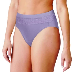 Women's Bali® Beautifully Confident Hi-Cut Panty with Leak Protection Liner DFLLH1