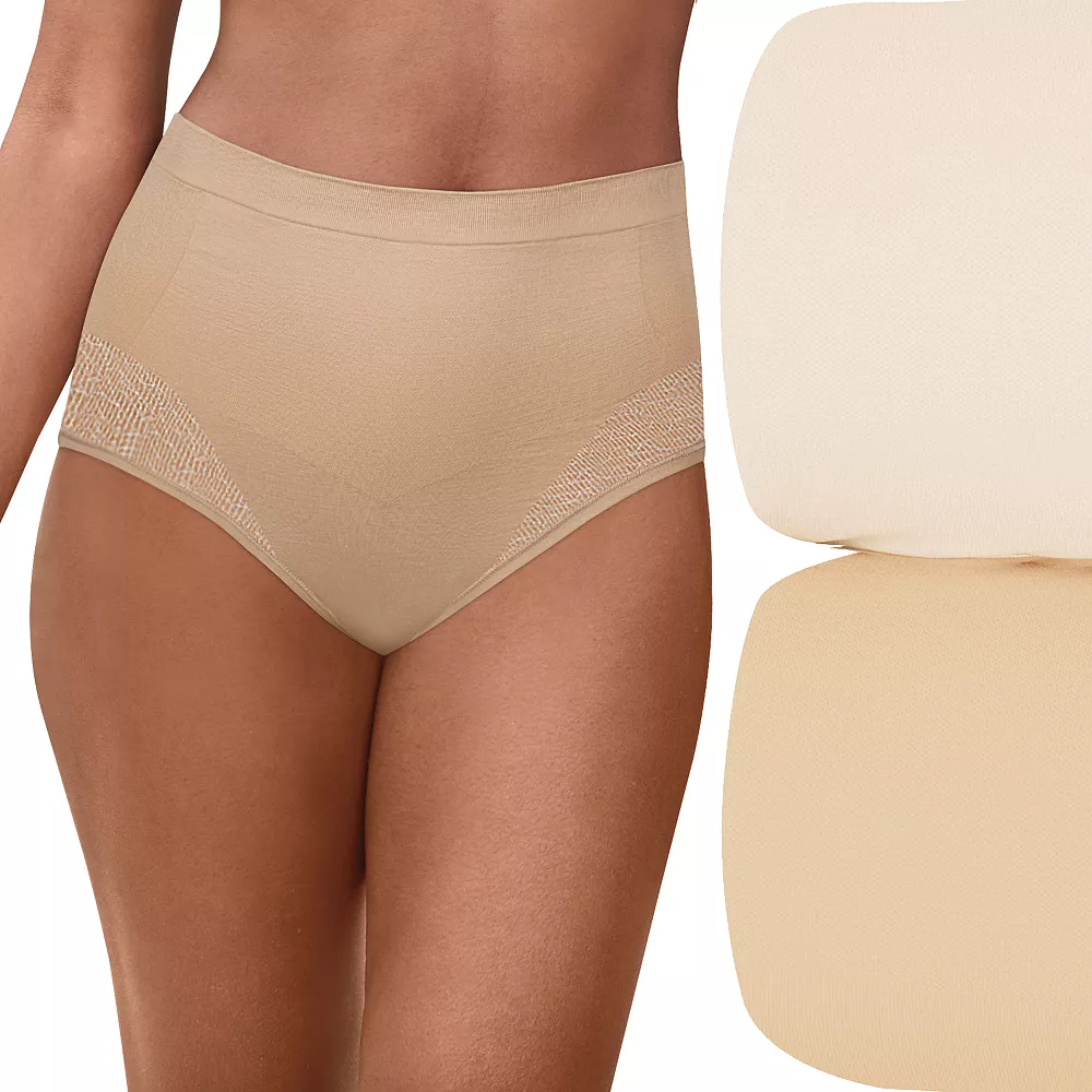 Women's BaliĀ® Comfort RevolutionĀ® 2-Pack Firm Control Brief Panty Set DF0048 - Image 2