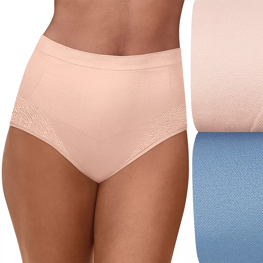 Women's BaliĀ® Comfort RevolutionĀ® 2-Pack Firm Control Brief Panty Set DF0048 - Image 6