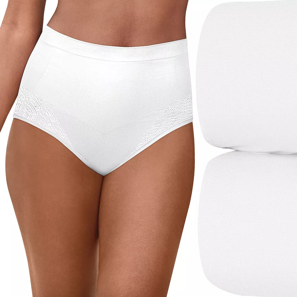 Women's BaliĀ® Comfort RevolutionĀ® 2-Pack Firm Control Brief Panty Set DF0048 - Image 3