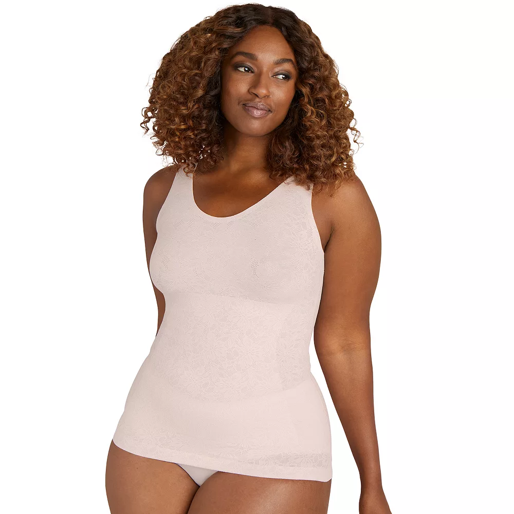 Women's Bali® EasyLite® Lace Shaping Tank Top DFS063 - Image 3